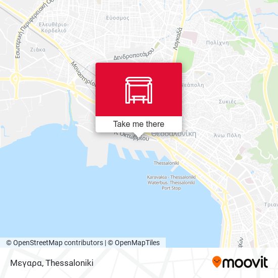 Μεγαρα map