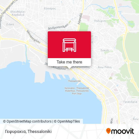 Γεφυρακια map