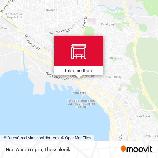 Νεα Δικαστηρια map