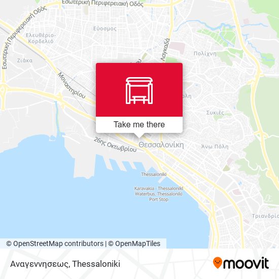 Αναγεννησεως map