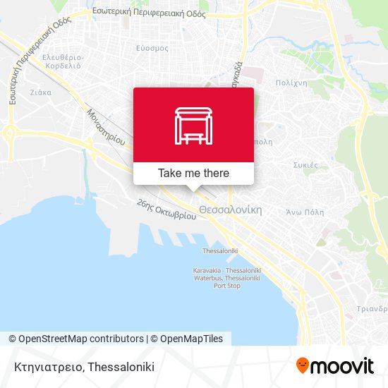 Κτηνιατρειο map