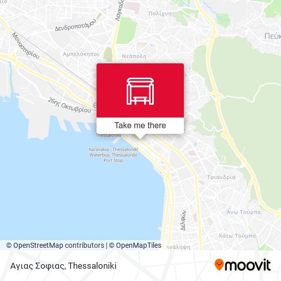 Αγιας Σοφιας map