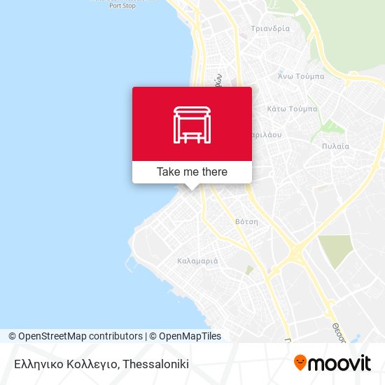Ελληνικο Κολλεγιο map