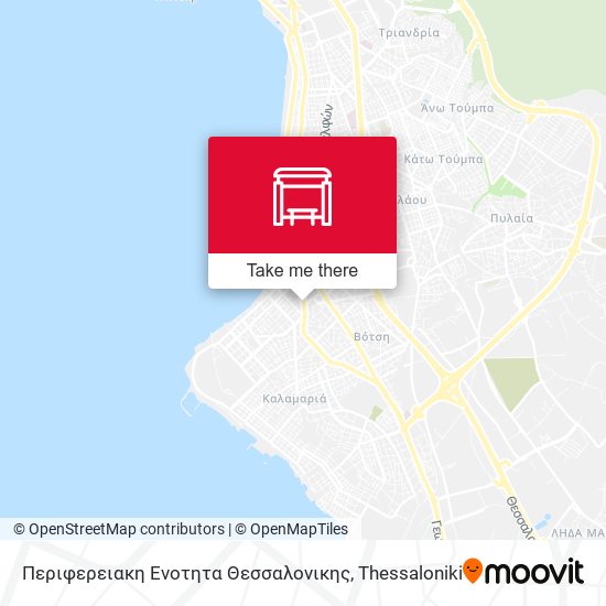 Περιφερειακη Ενοτητα Θεσσαλονικης map