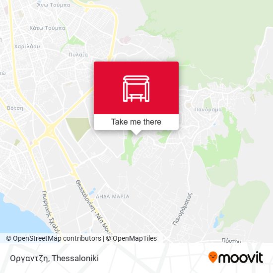Οργαντζη map