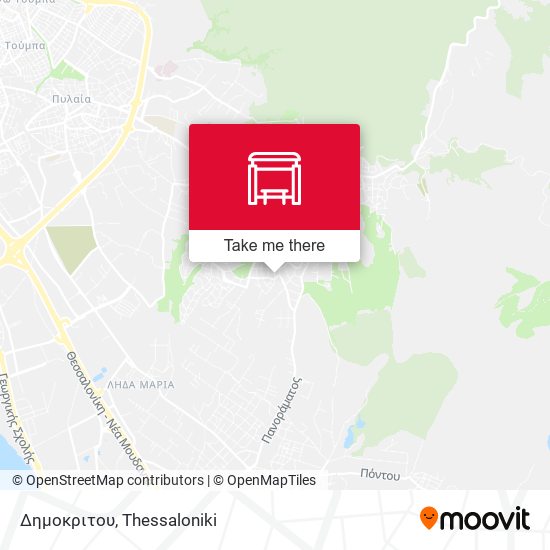 Δημοκριτου map