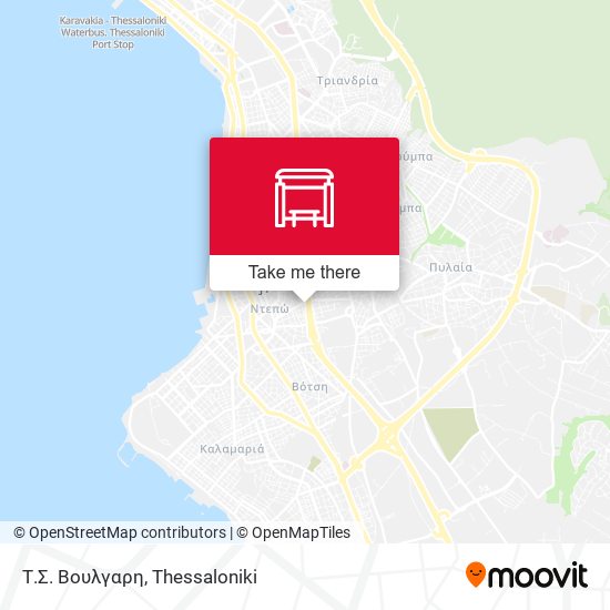 Τ.Σ. Βουλγαρη map