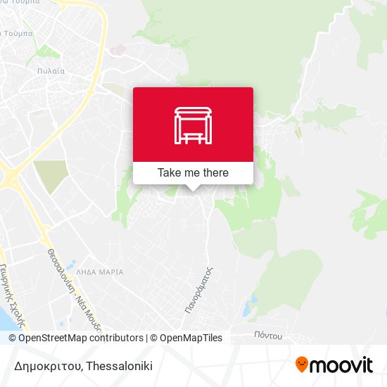 Δημοκριτου map