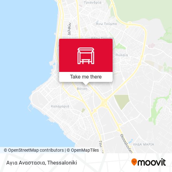 Αγια Αναστασια map