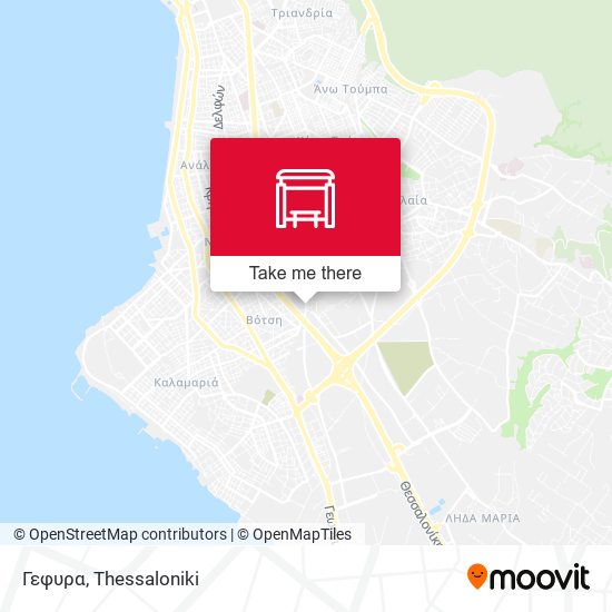 Γεφυρα map