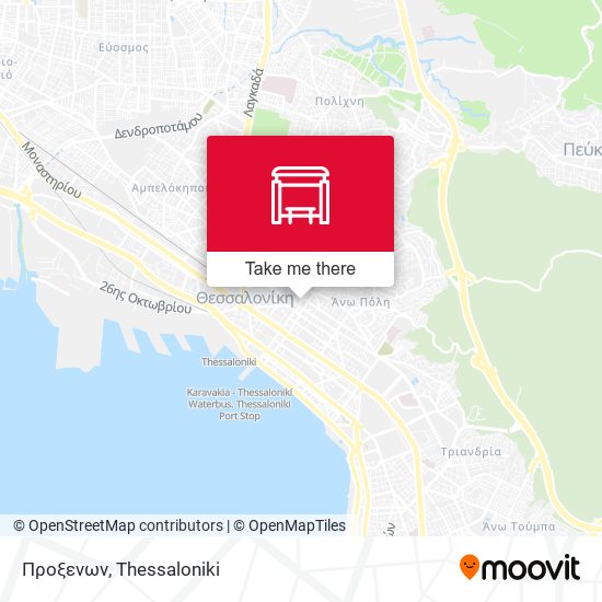 Προξενων map