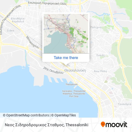 Νεος Σιδηροδρομικος Σταθμος map