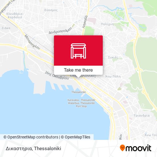 Δικαστηρια map