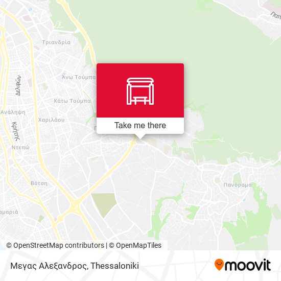 Μεγας Αλεξανδρος map