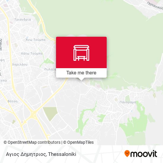 Αγιος Δημητριος map