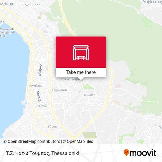 Τ.Σ. Κατω Τουμπας map
