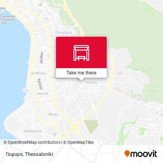 Γεφυρα map