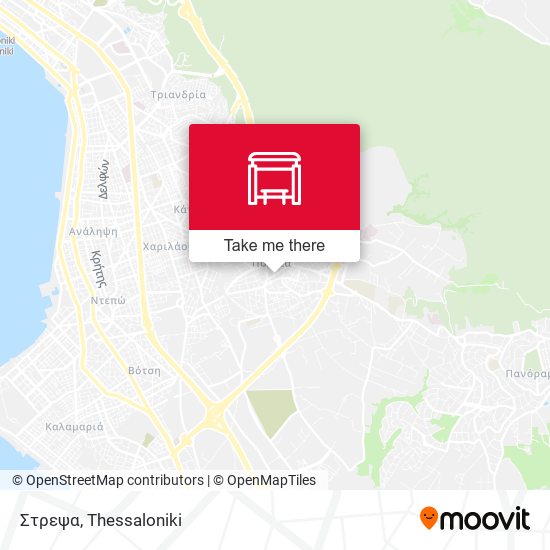 Στρεψα map