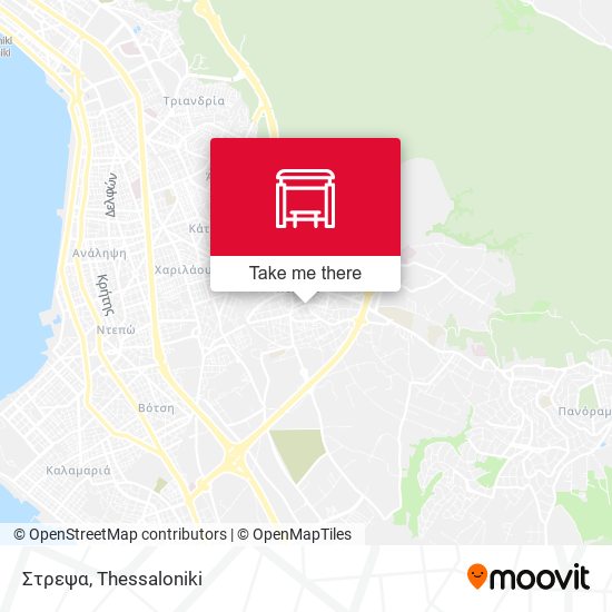 Στρεψα map