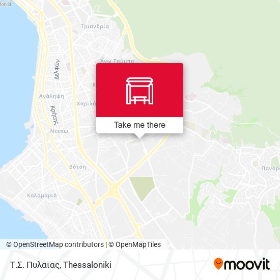 Τ.Σ. Πυλαιας map