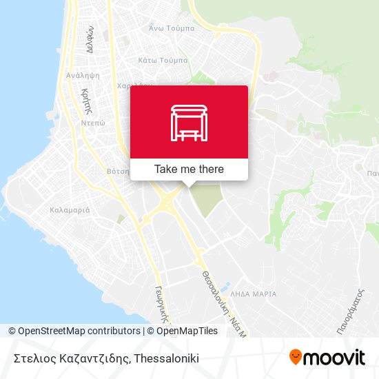Στελιος Καζαντζιδης map
