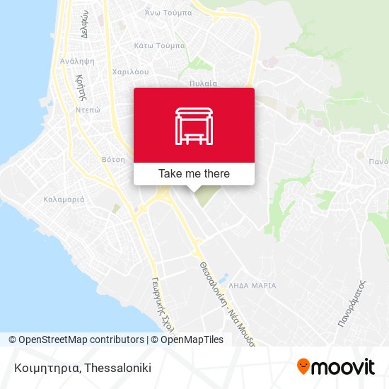 Κοιμητηρια map