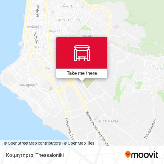 Κοιμητηρια map