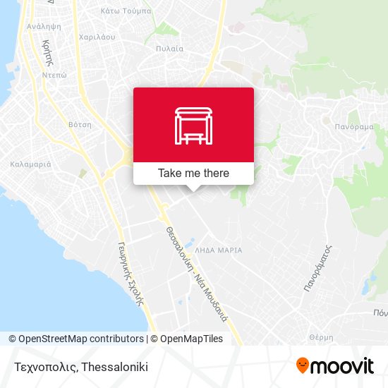 Τεχνοπολις map