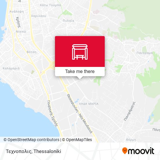 Τεχνοπολις map