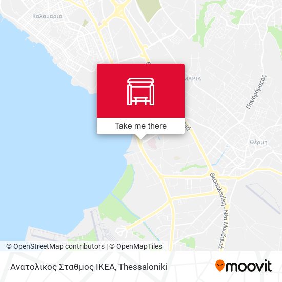 Ανατολικος Σταθμος ΙΚΕΑ map