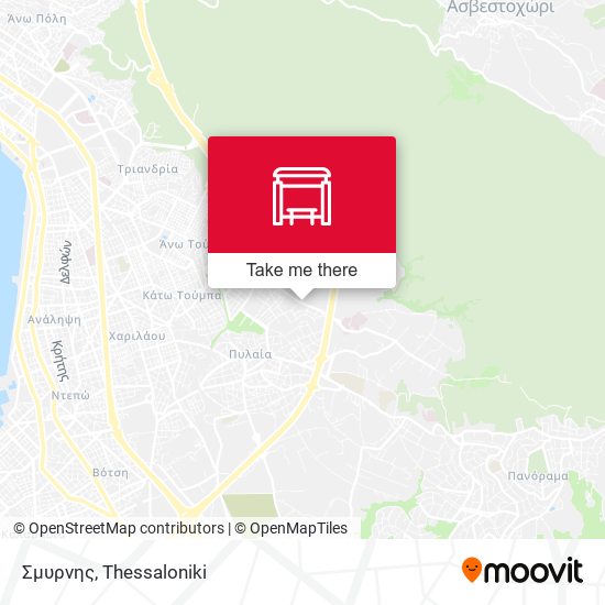 Σμυρνης map