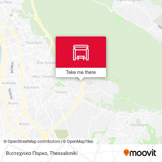 Βιοτεχνικο Παρκο map