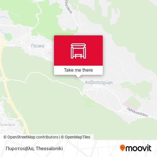 Πυροτουβλα map