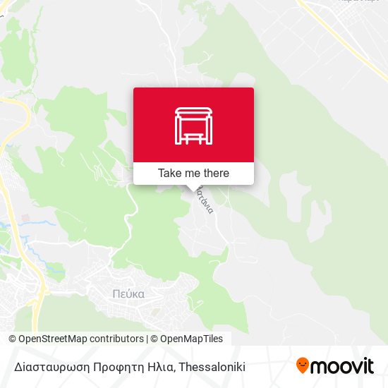 Δiασταυρωση Προφητη Ηλια map