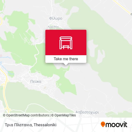 Τρια Πλατανια map