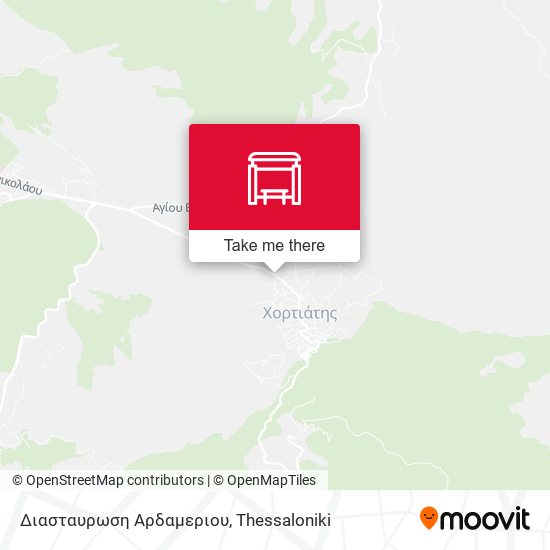 Διασταυρωση Αρδαμεριου map