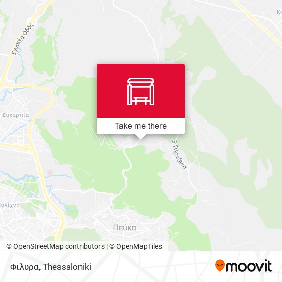 Φιλυρα map