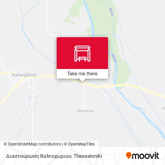 Διασταυρωση Βαλτοχωριου map
