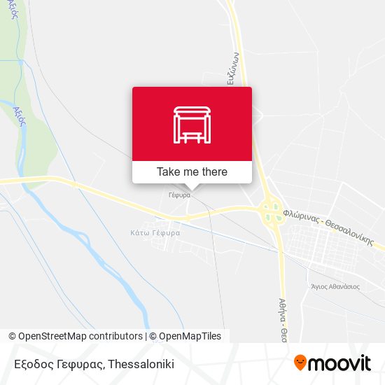 Εξοδος Γεφυρας map