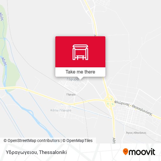 Υδραγωγειου map
