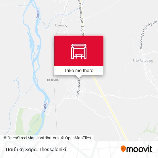 Παιδικη Χαρα map
