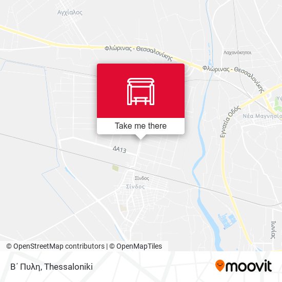 Β΄ Πυλη map