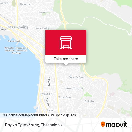 Παρκο Τριανδριας map