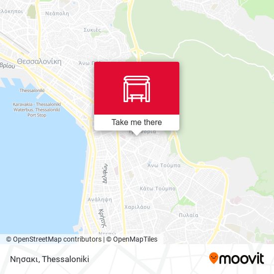 Νησακι map