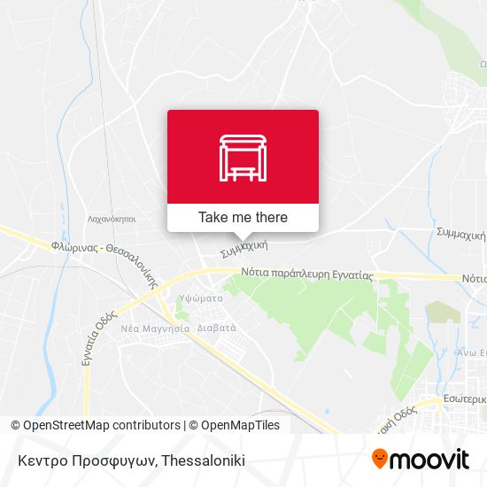 Κεντρο Προσφυγων map
