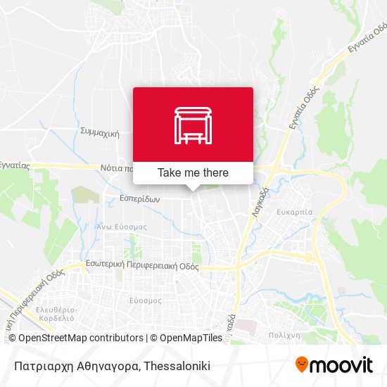 Πατριαρχη Αθηναγορα map