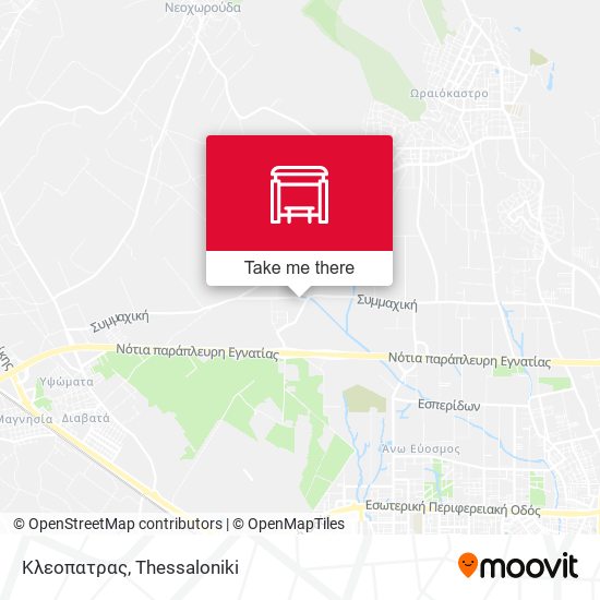 Κλεοπατρας map