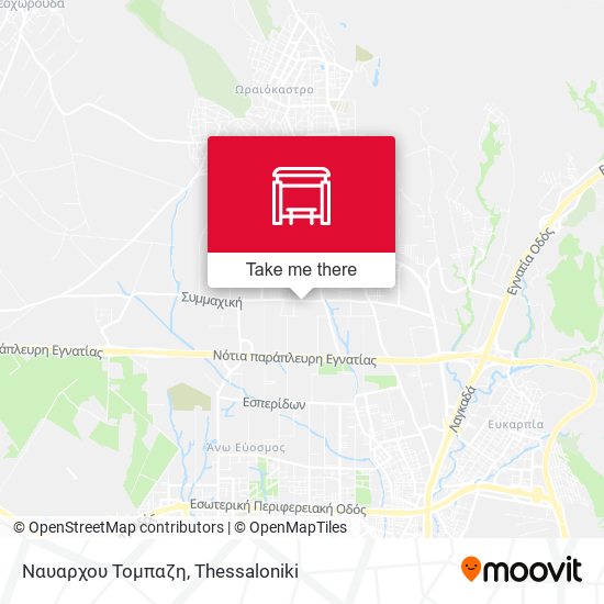 Ναυαρχου Τομπαζη map