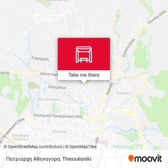 Πατριαρχη Αθηναγορα map