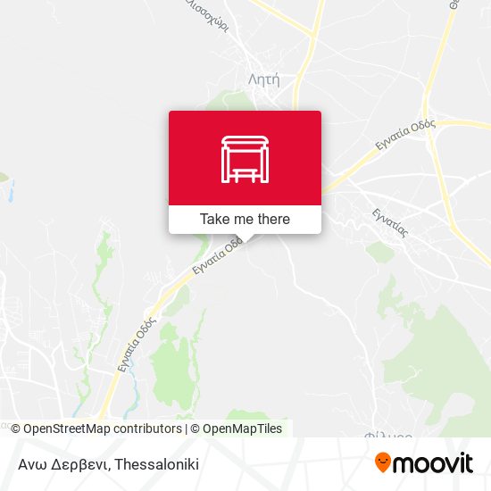 Ανω Δερβενι map